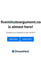 Mobile Screenshot of fiveminuteargument.com